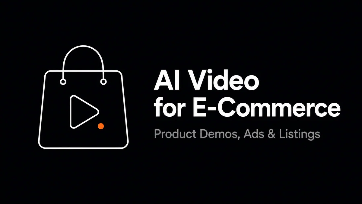 How to Use AI Video to Increase E-Commerce Sales? A Guide to Demos, Ads & Listings in 2026 article thumbnail